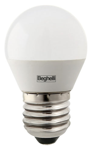 beghelli lampadina a led forma sfera e27 w 5 fredda 6500k cod:ferx.94776
