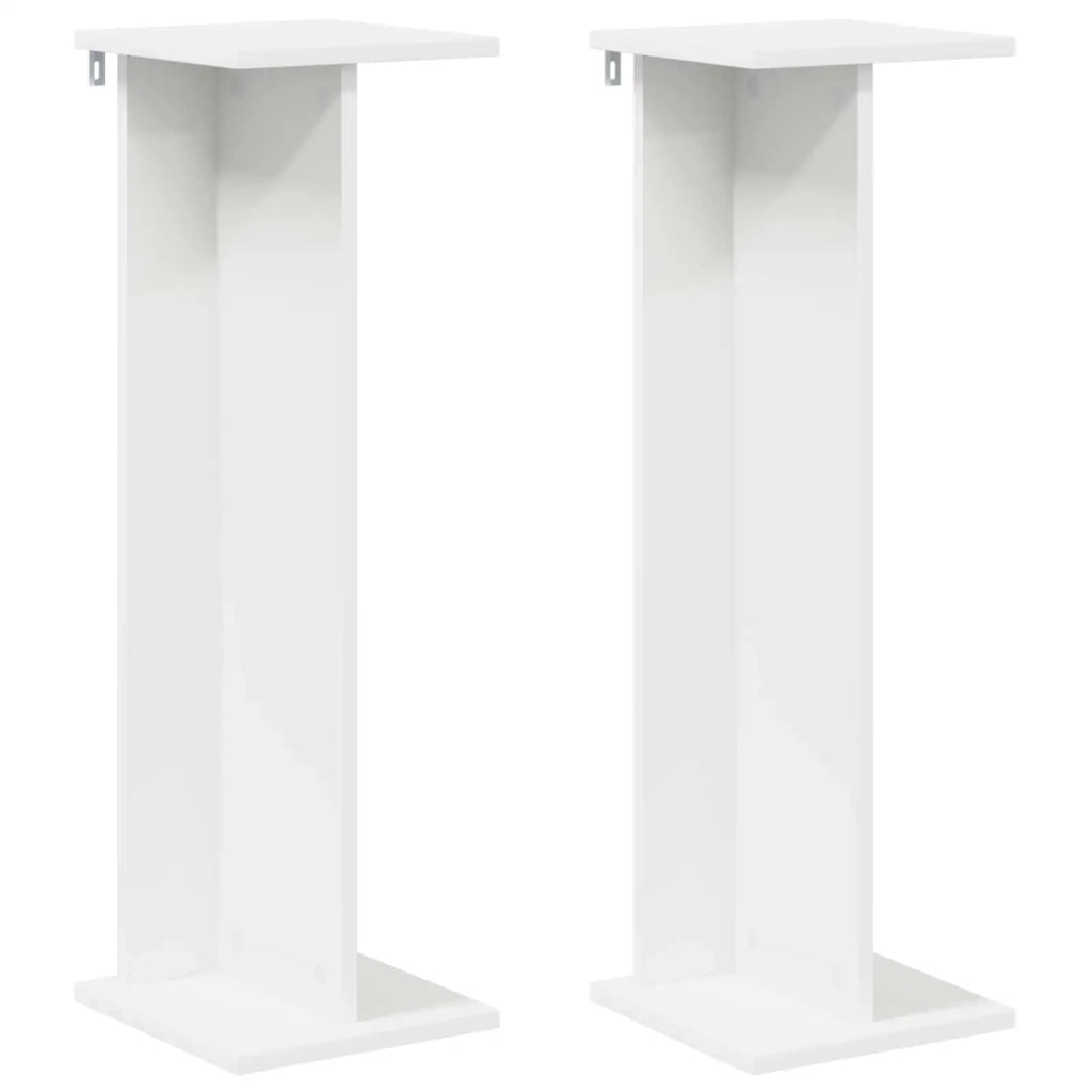 Supporto per piante 2 pcs Bianco 25 x 25,5 x 80,5 cm 899643