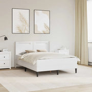 Struttura letto con materasso Bianco 120 x 190 cm Similpelle 3414905