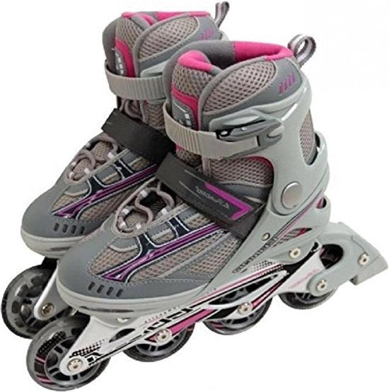 Inlineskates Uomo Spa075 Rosso-Nero, Flessibili & Comodi