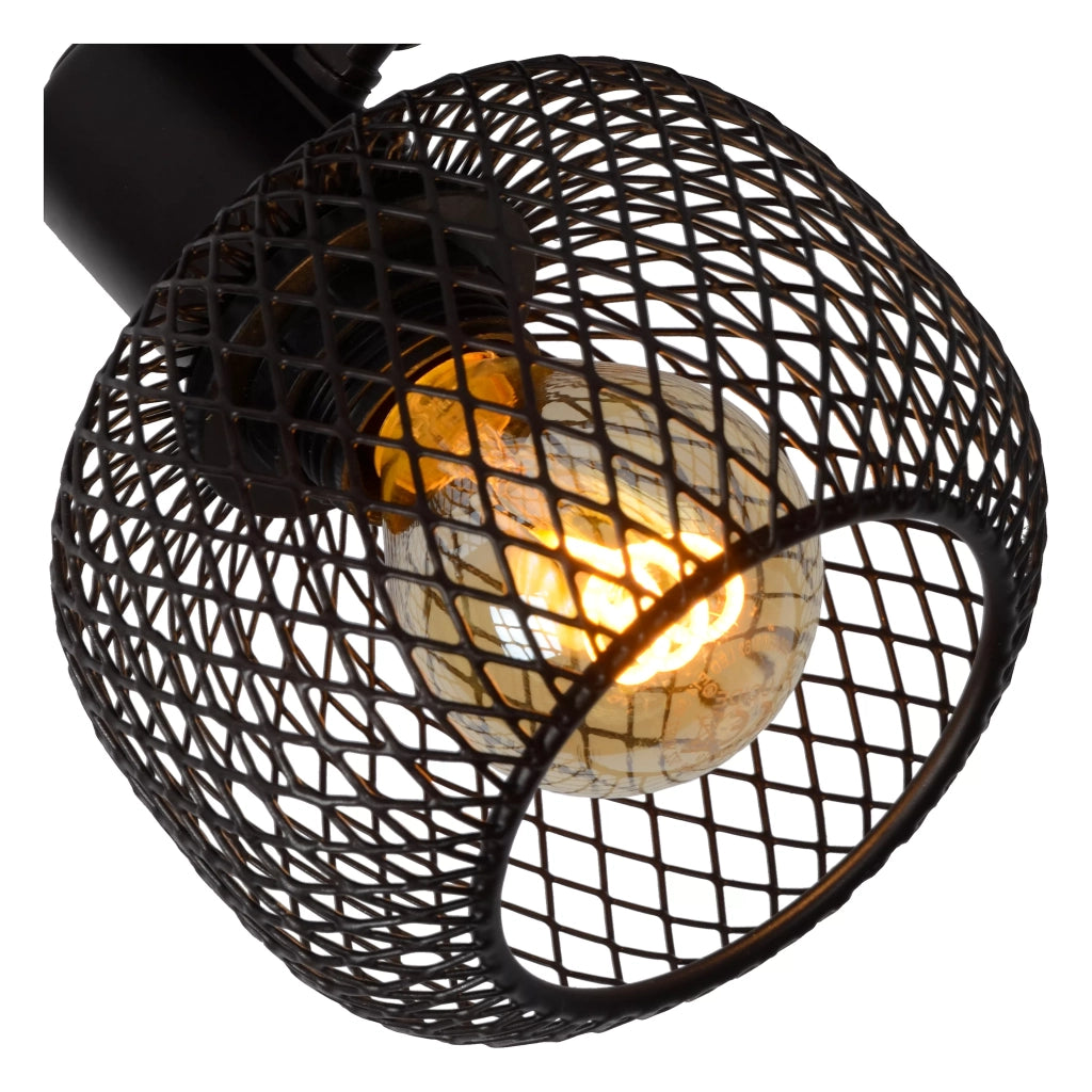 Plafoniera Lucide Maren nera metallo 1xE14 40W 14cm