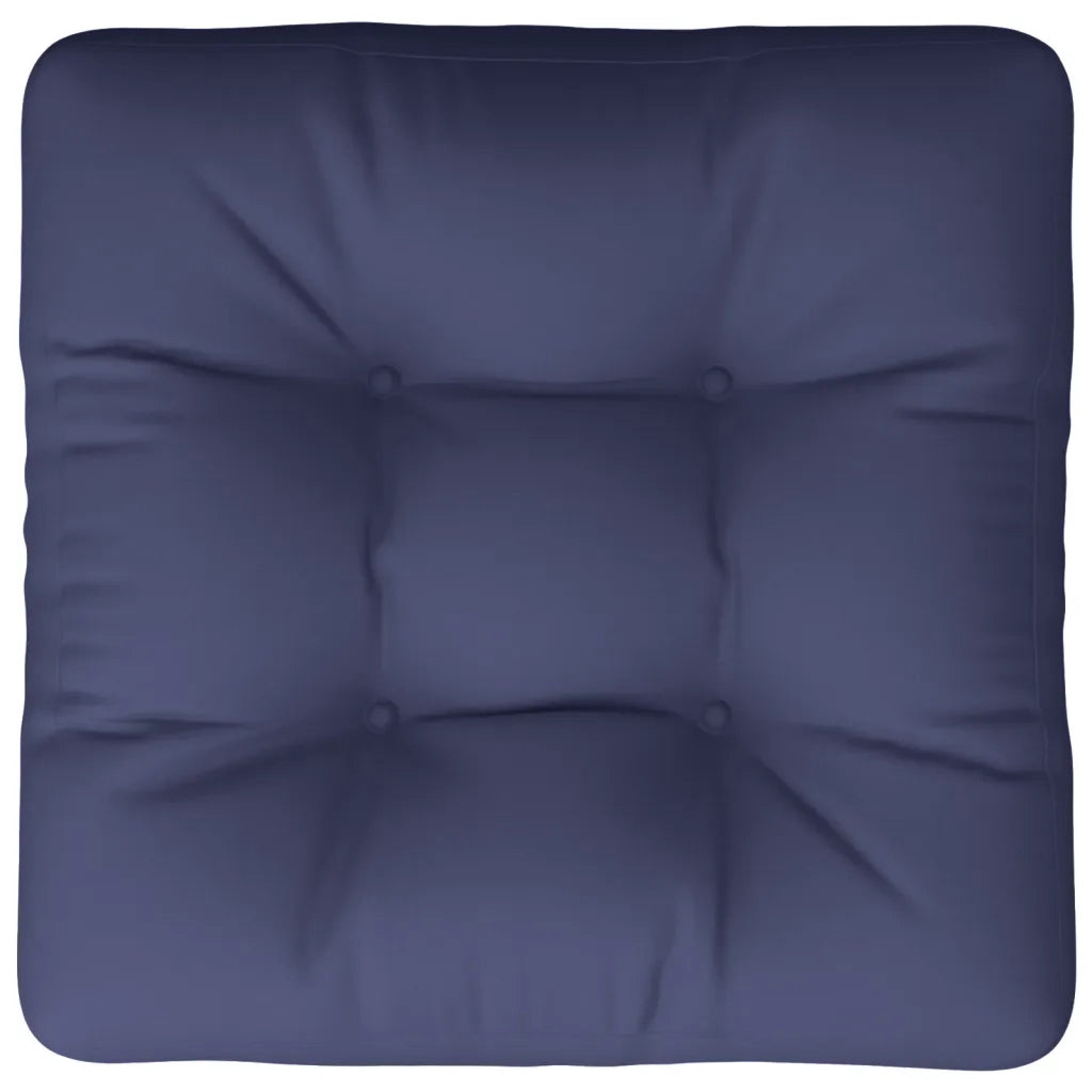Cuscino per pallet | Cuscini per sedie Blu Marino 58x58x10 cm in Tessuto Oxford