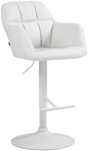 Barhocker Natoma Kunstleder weiЯ