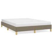 Letto matrimoniale | Letto per adulti | Giroletto senza Materasso Tortora 140x190 cm in Tessuto
