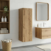 Mobiletto da Bagno a Muro Rovere Artigianale 33 x 34,5 x 60 cm 890671