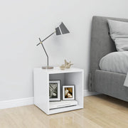 Mobile Porta TV Bianco 37x35x37 cm in Legno Multistrato 805498