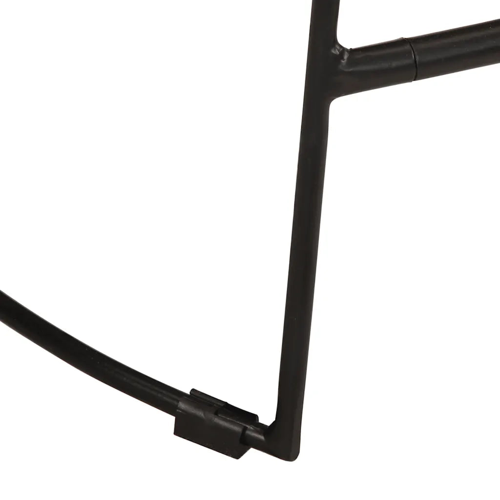 Sgabelli da Bar 2 pz Neri 45x40x78 cm Legno Massello di Mango 4013527