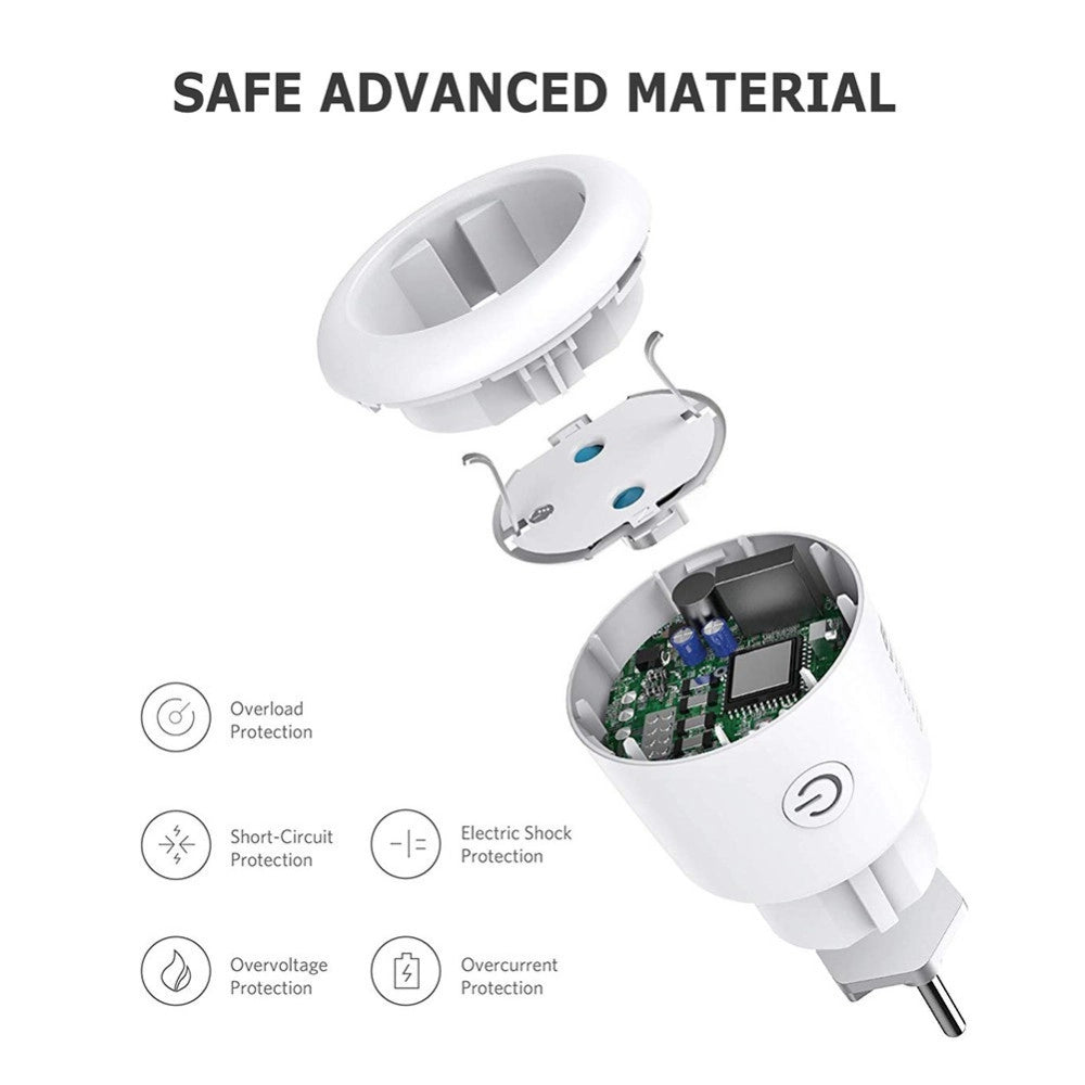 Trade Shop - Smart Plug Presa Corrente Wifi Timer Elettrodomestici Domotica Per Ios E Android -