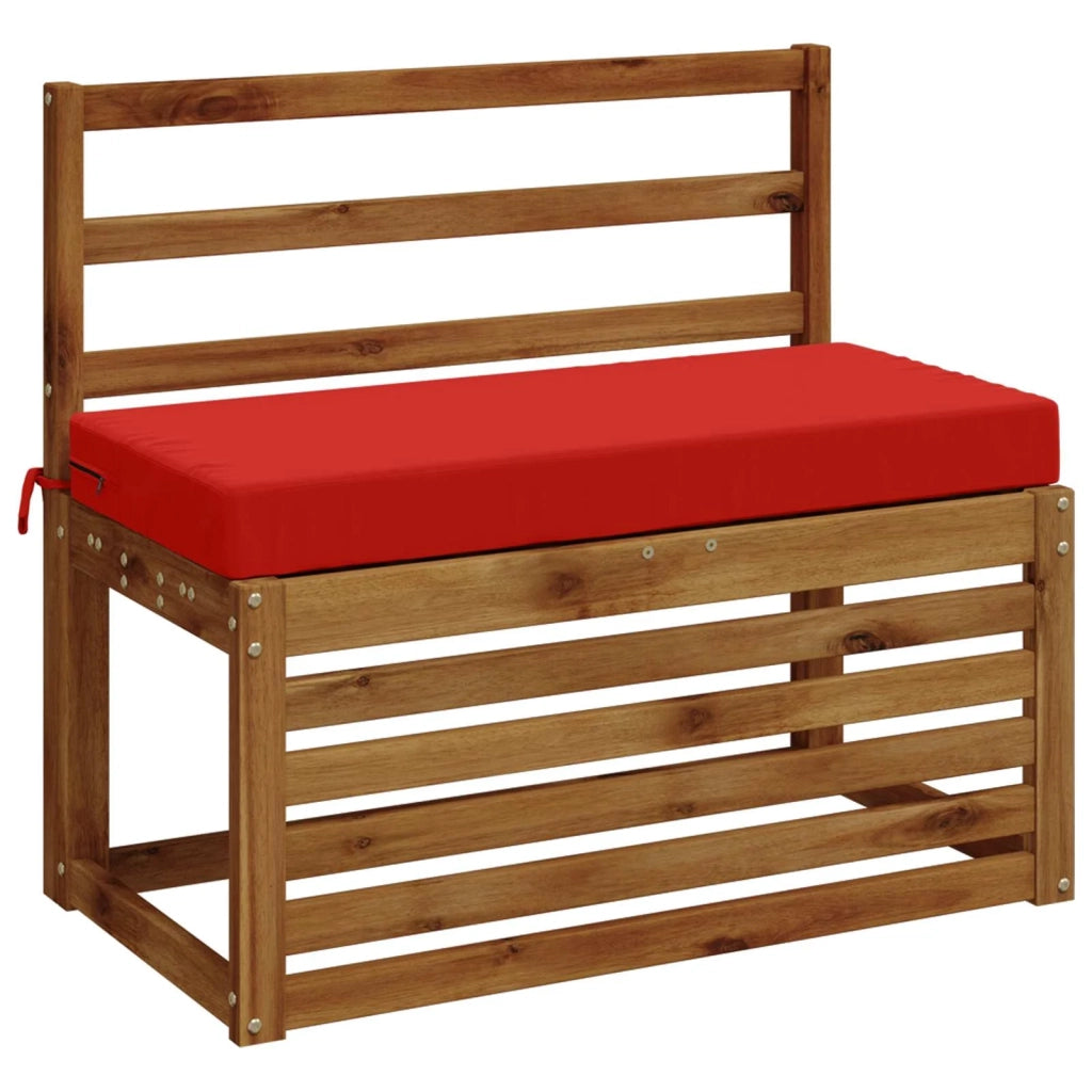 Cuscini per Panchina a 2 Pezzi SOEST 2 pz 100% Poliestere Rosso 949537