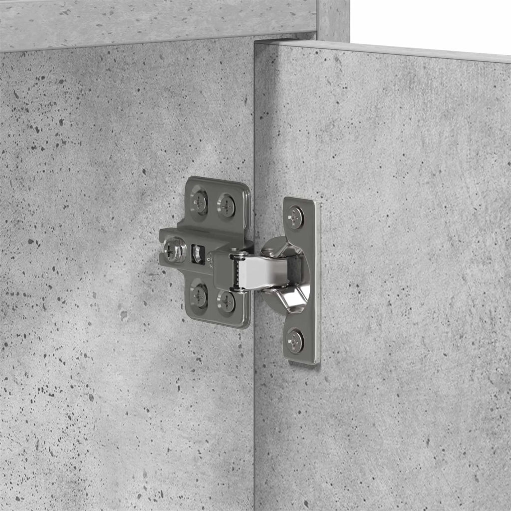 Mobile TV 130 x 33 x 47 cm Grigio Cemento Legno ingegnerizzato 8011198