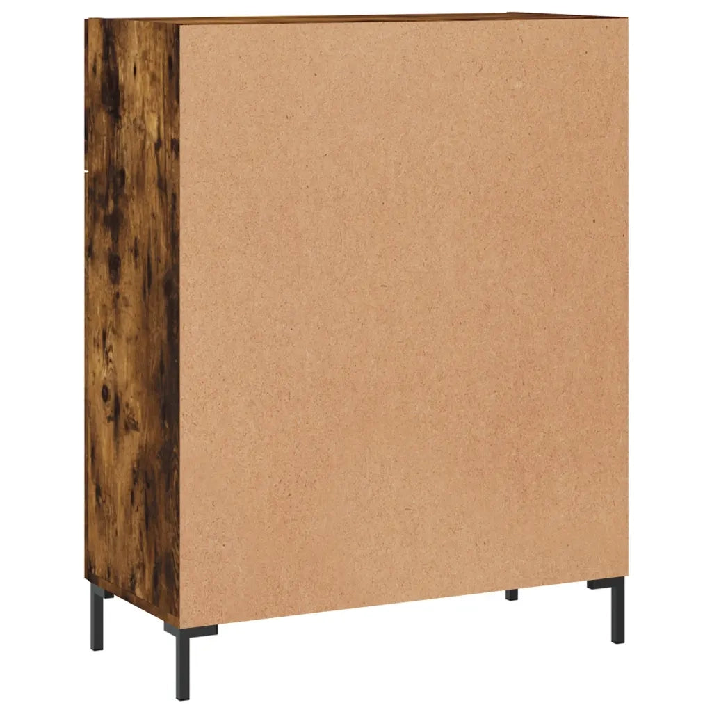 Credenza Rovere Fumo 69,5x34x90 cm in Legno Multistrato 827985