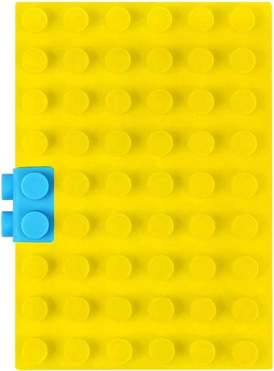 Blocchi Costruttivi A6 - Note - Resistente all'Acqua Silicone - Rimovibili - Giallo