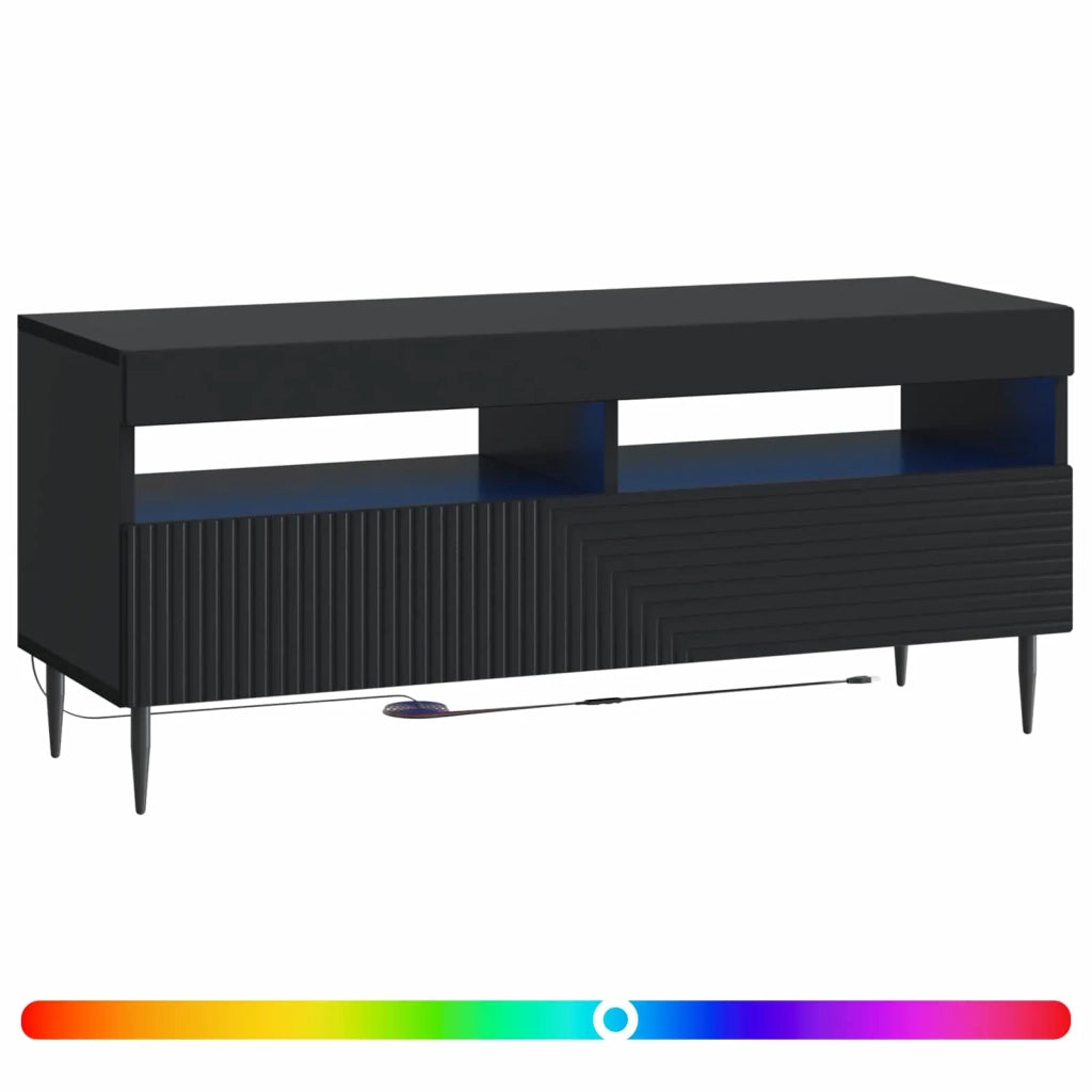 Mobile TV LED Nero Legno ingegnerizzato 896986
