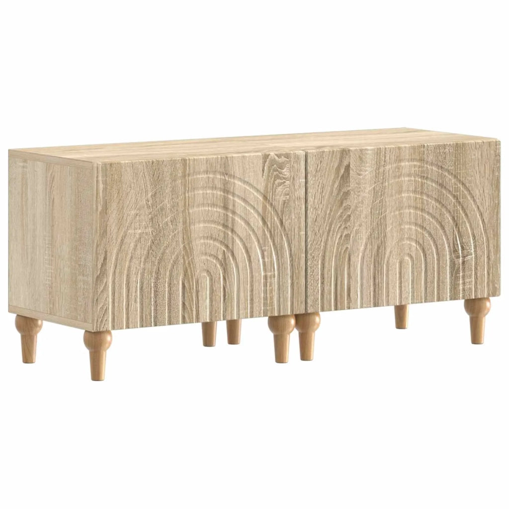 Mobile TV LED a 3 pezzi Rovere Sonoma Legno ingegnerizzato 3416498