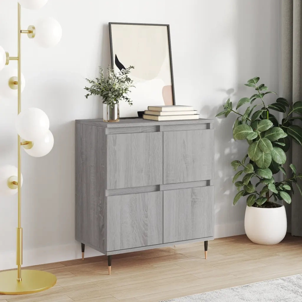 Credenza Grigio Sonoma 60x35x70 cm in Legno Multistratocod mxl 128872