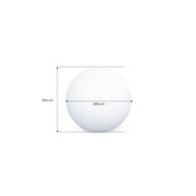 Lampada a sfera led luce bianca con batteria ricaricabile