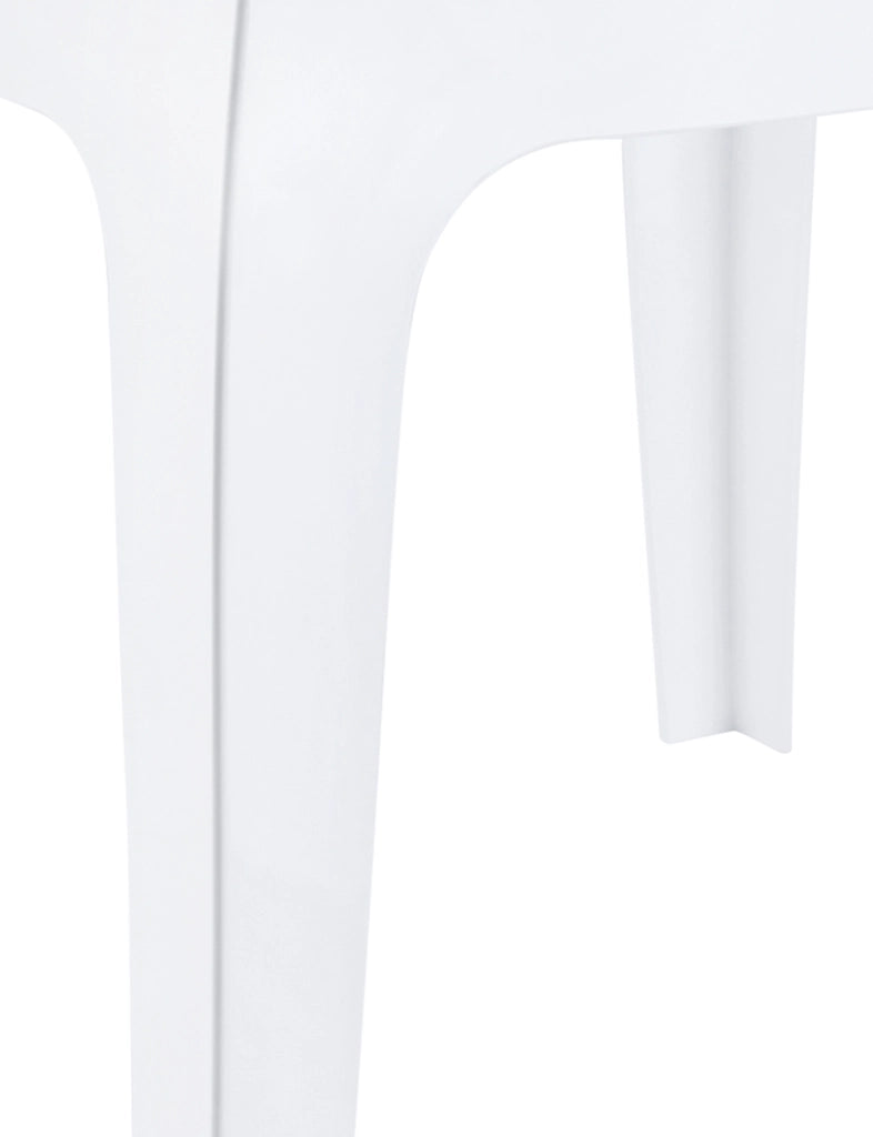 Tavolino d'appoggio Queen bianco lucido