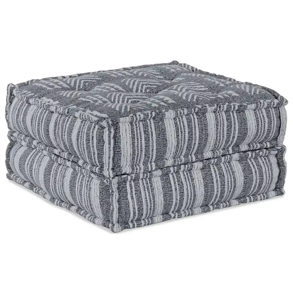 Unità di Divano Modulare Stampa Grigia 70 x 70 x 36 cm Tessuto 4019051