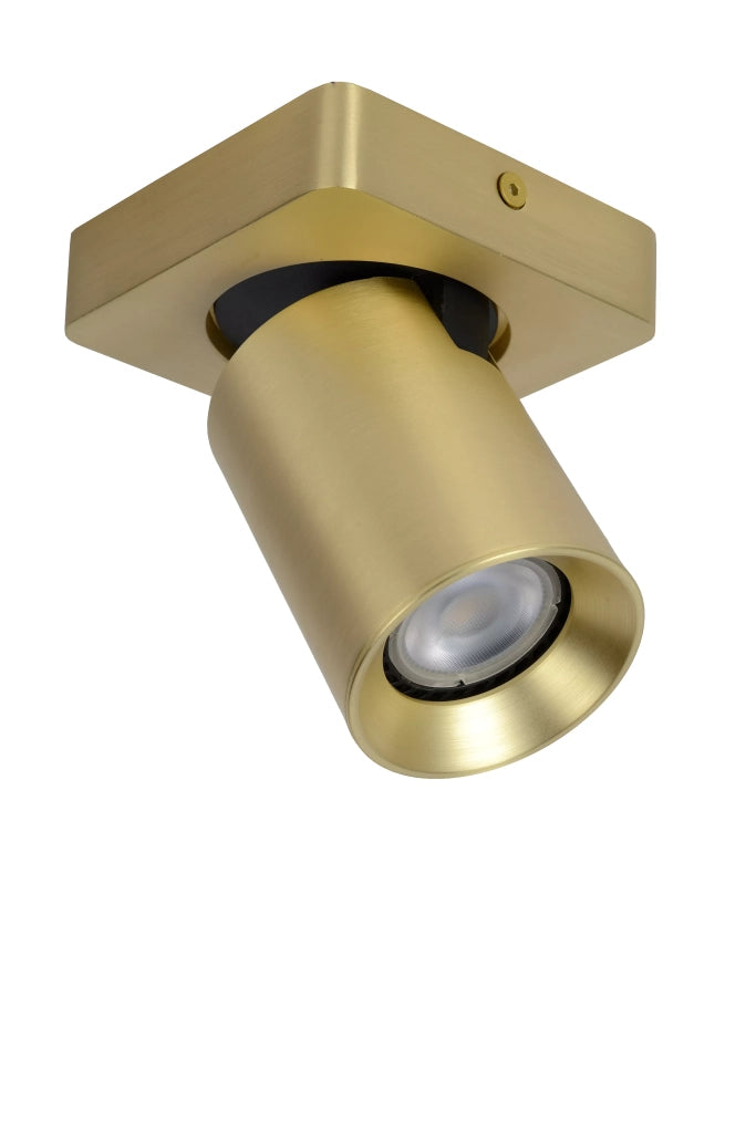 Spot plafoniera orientabile ottone 1xGU10 Lucide Nigel