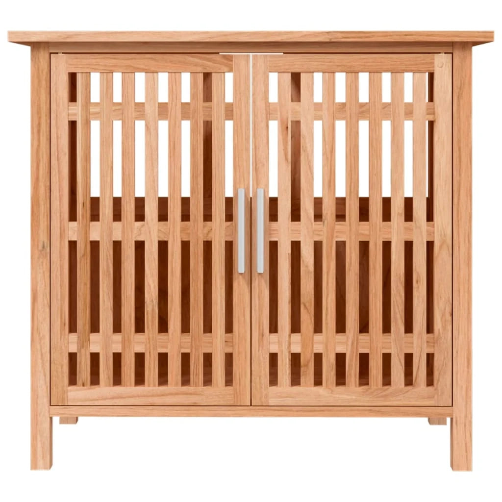 Mobile bagno 66 x 29 x 61,5 cm in legno massello di noce 02_0006545