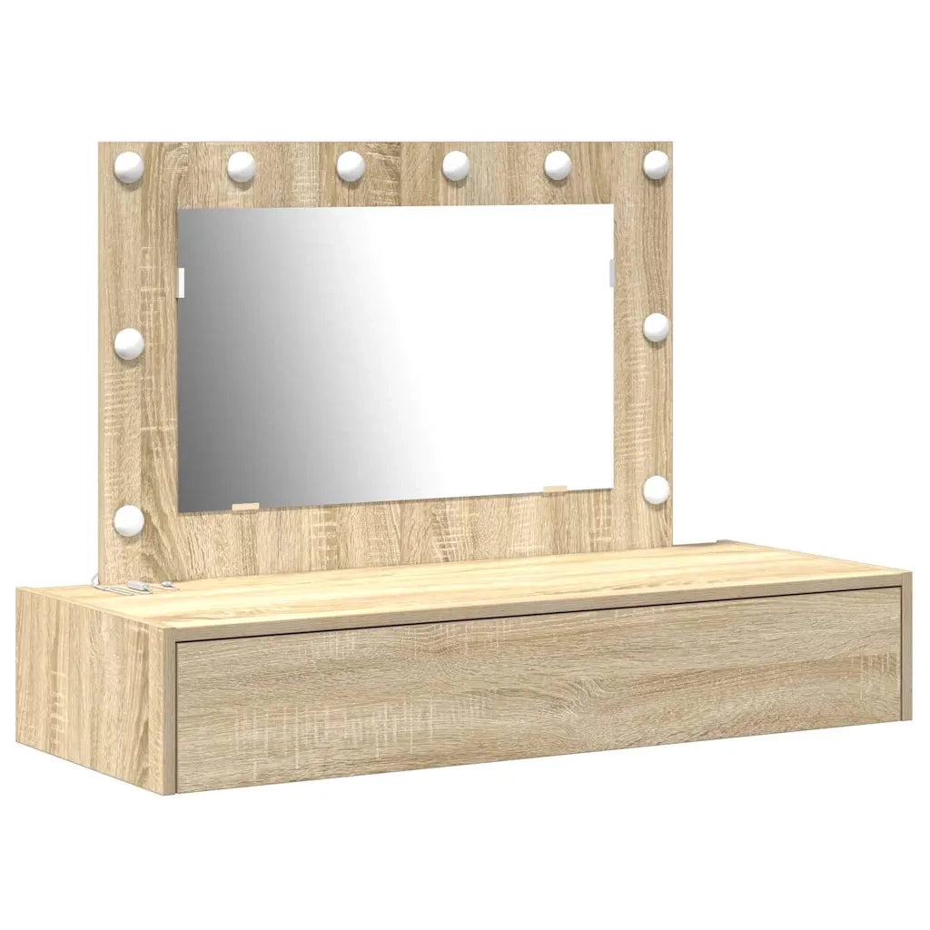 Tavolo da Trucco Marrone 100 x 40 x 70 cm Legno multistrato 865237