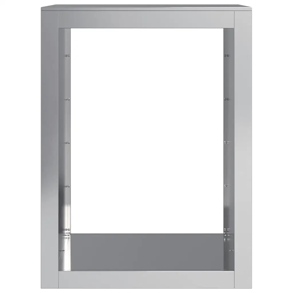 Rastrelliera per Legna 60x40x80 cm in Acciaio Zincato 851001
