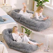 Poltrona da Gaming Reclinabile ¨C MINIMAL ¨C Grigio Chiaro, Peluche, 5 Posizioni