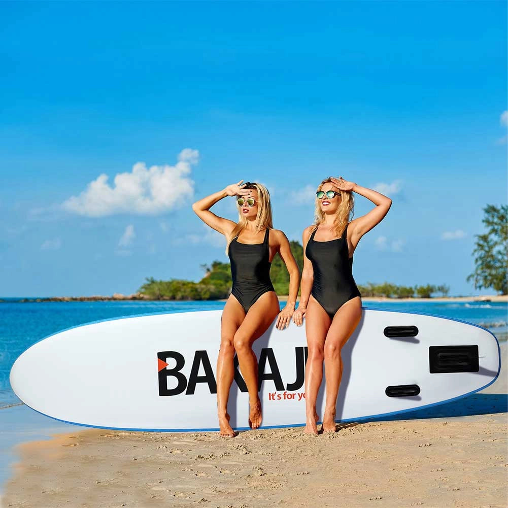 Tavola SUP Gonfiabile Paddle Board con Pagaia e Accessori Sport Mare 320 x 81cm