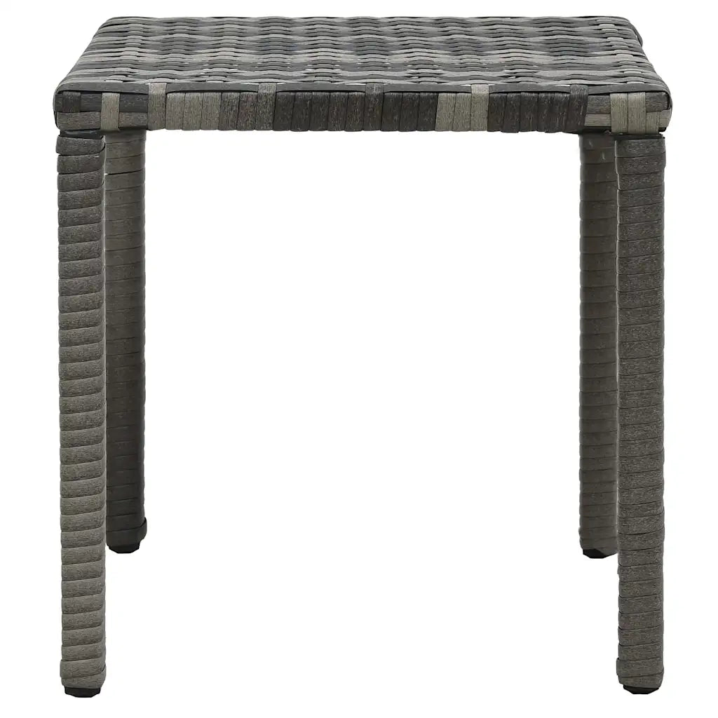 Lettini Prendisole con Tavolo in Polyrattan Antracite 47750