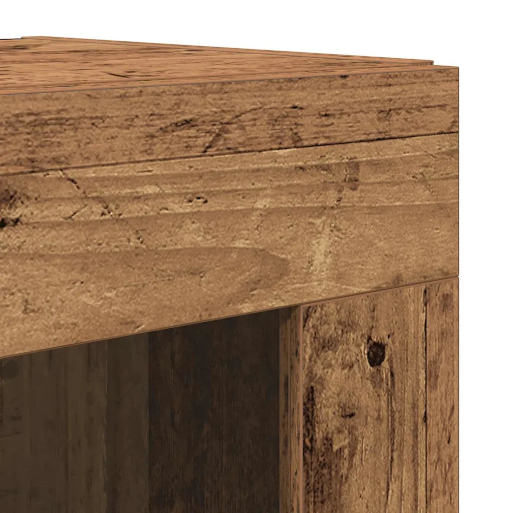 Credenza 2 pz | Madia | Buffet da pranzo | Armadio da pranzo Legno vecchio 69,5 x 34 x 180 cm