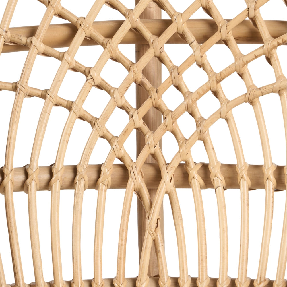Sedia per bambini in rattan naturale Patio esterno interno Boho fatto a mano