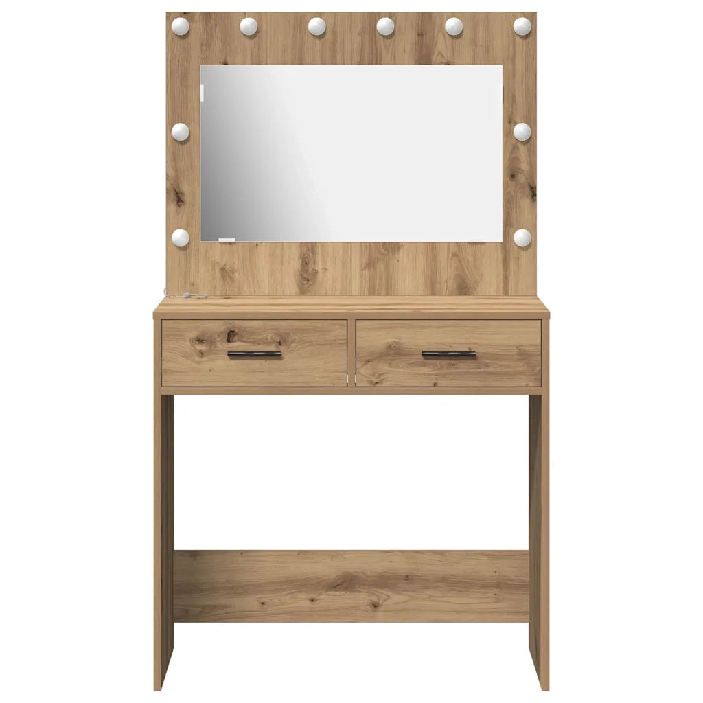 Tavolo da Trucco Rovere artigianale 78,5 x 41 x 135 cm 865036