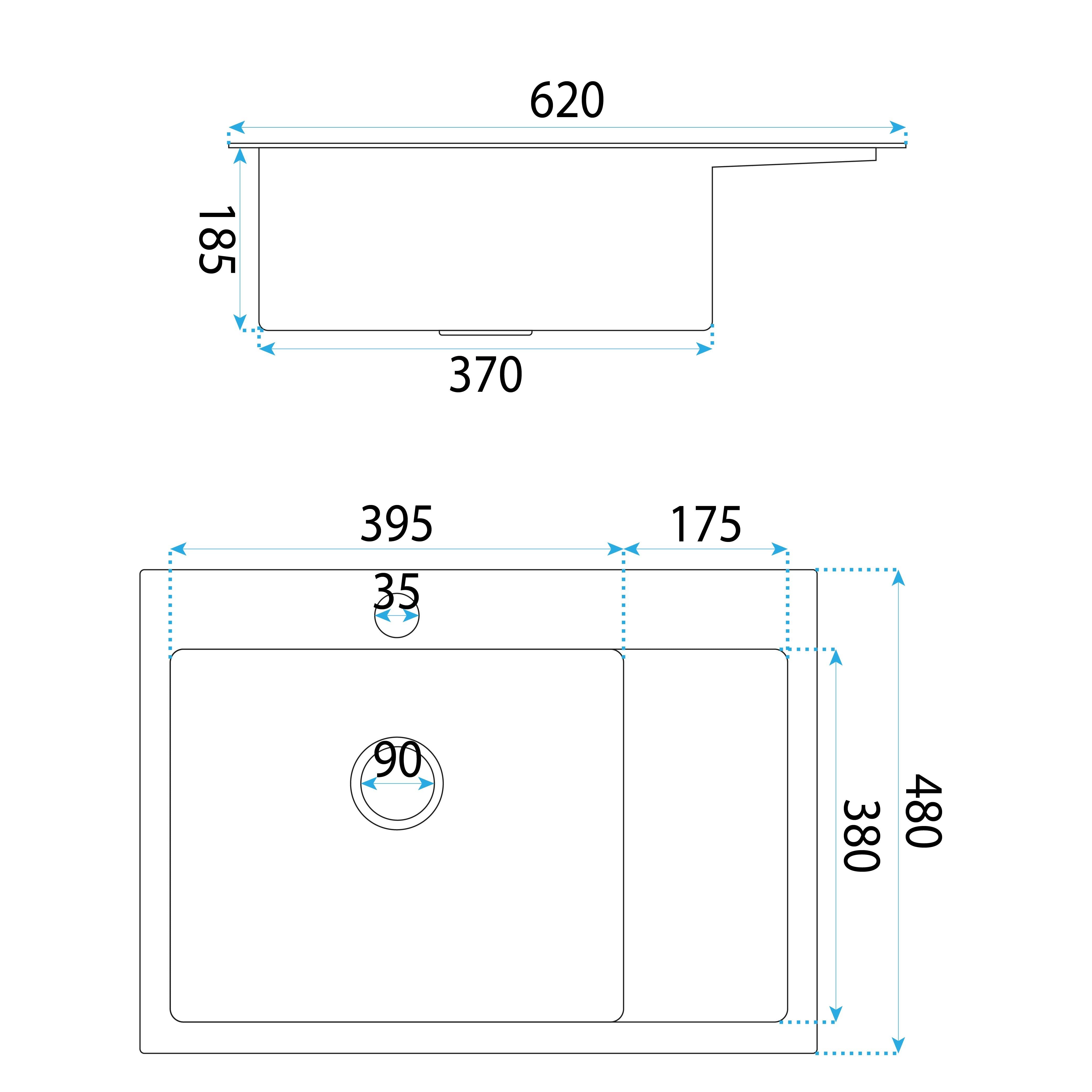 Lavello In Acciaio Fin Brush Gold con rubinetto da cucina