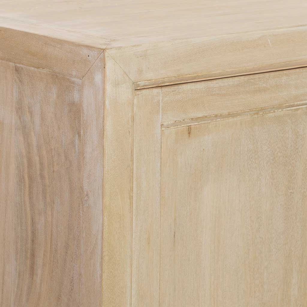 Credenza in legno beige con 4 ante 150x40x90h cm