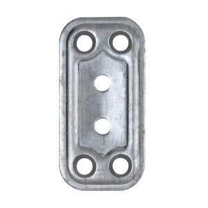 C PIASTRA DIRITTA ACCIAIO ZINCATO 30X60 MM- C LINE FER- 100,0 pz