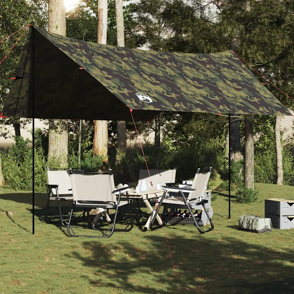 Telone da Campeggio Mimetica 462x306x211 cm Impermeabile 4009611