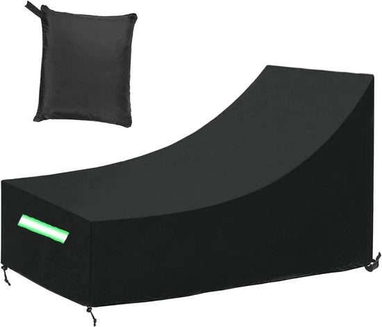 Cuscino per lettini da giardino 200 x 75 x 40/70 cm - Impermeabile - Resistente al vento - Resistente ai raggi UV - Copertura in tessuto Oxford per lettini da giardino - Giardino - Grigio