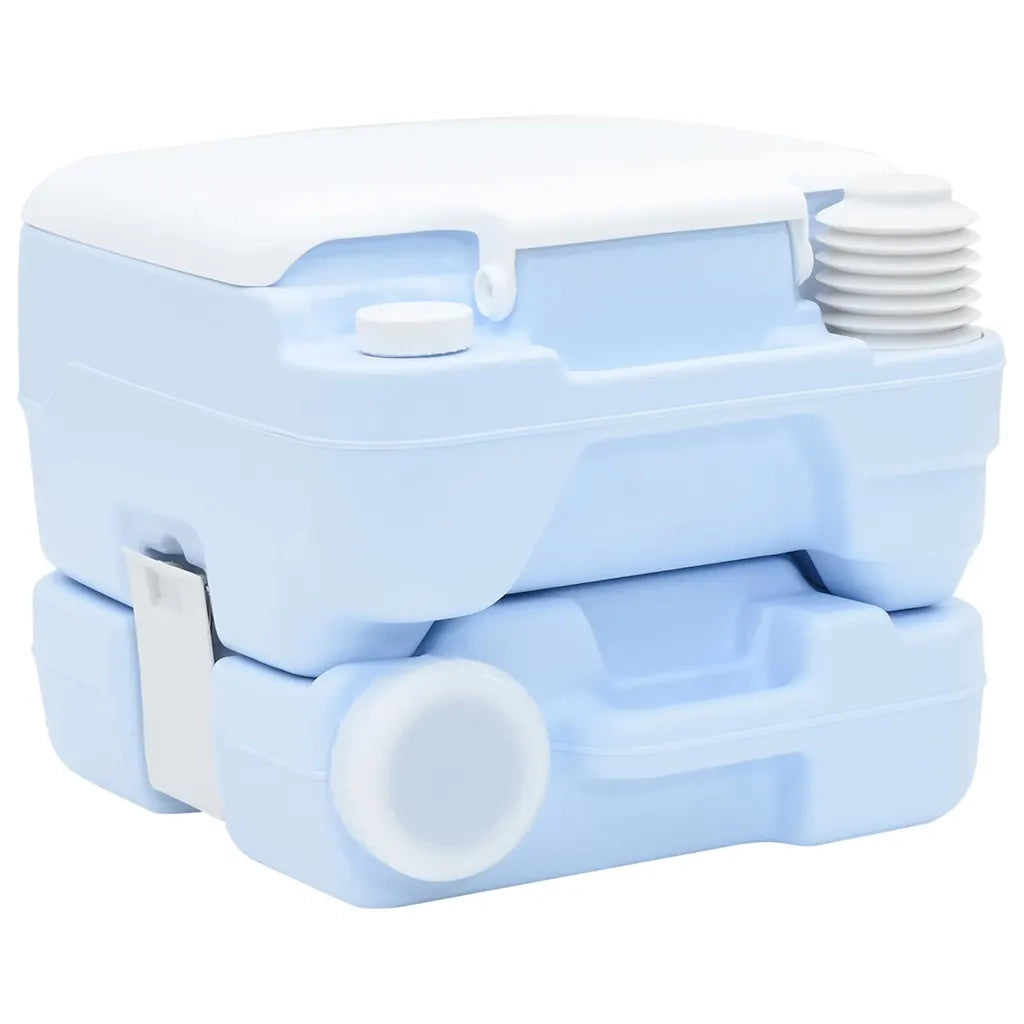 Toilette da Campeggio Azzurro Chiaro e Bianco Polietilene 42001426