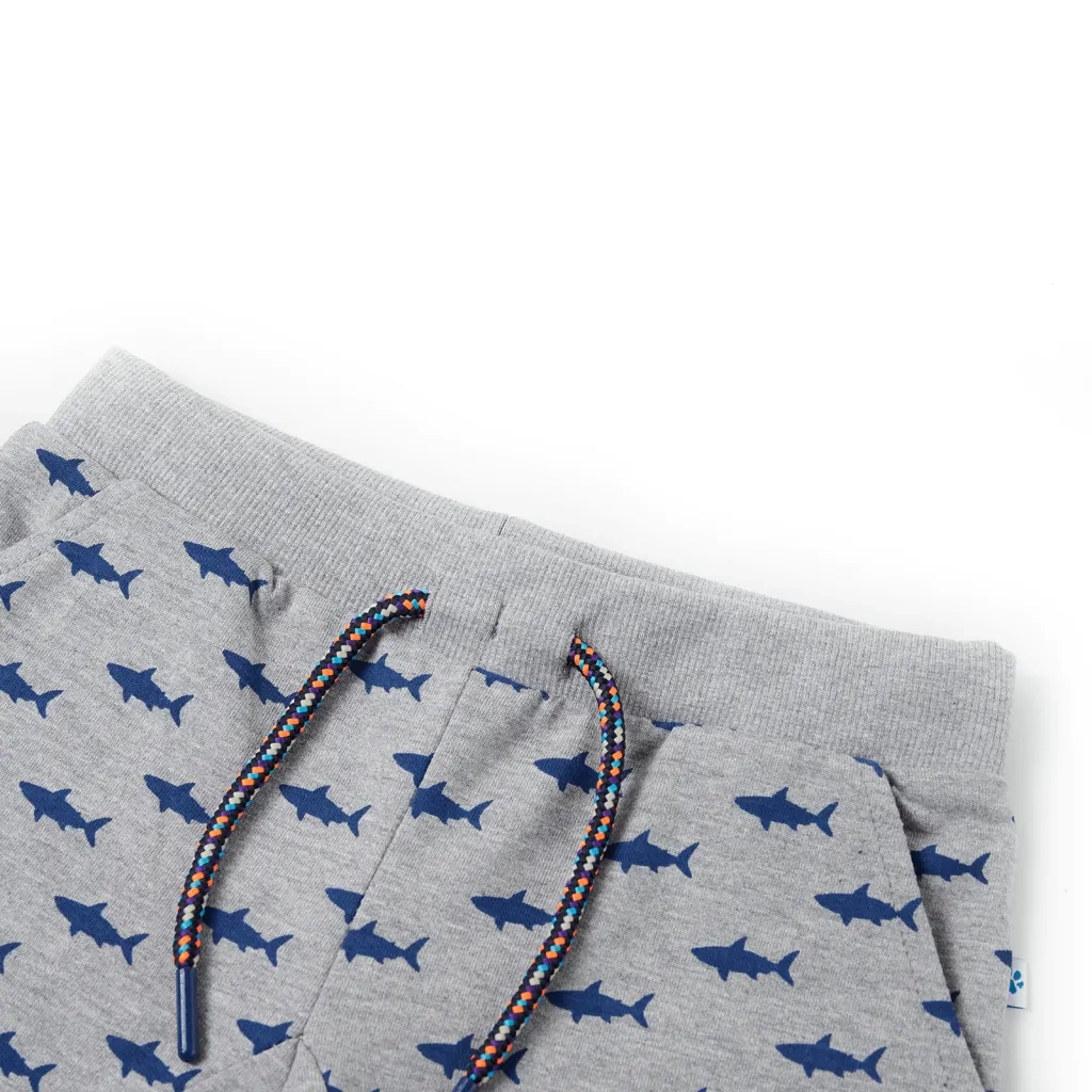 Pantaloncini per Bambini con Coulisse Grigio Chiaro M¨¦lange 116 CFW2884836