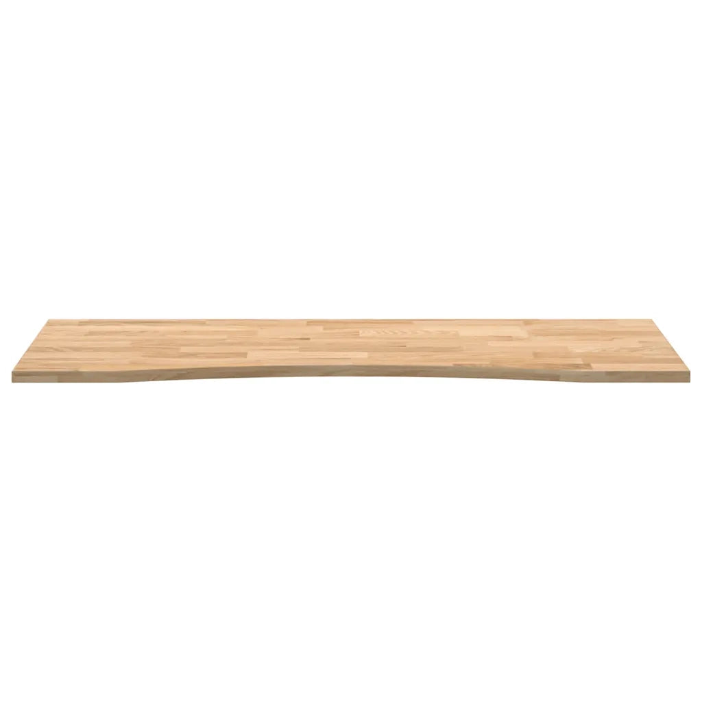 Piano Scrivania 140x50x2,5 cm Rovere Massello Non Trattato 4009010