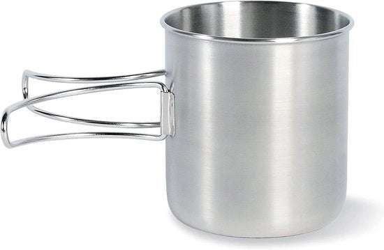 Tazza manico tè 600 ml acciaio inossidabile manici ripiegabili 1L.