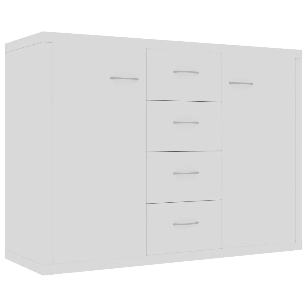 Credenza-Buffet-Armadio da cucina Bianca 88x30x65 cm in Legno Multistrato