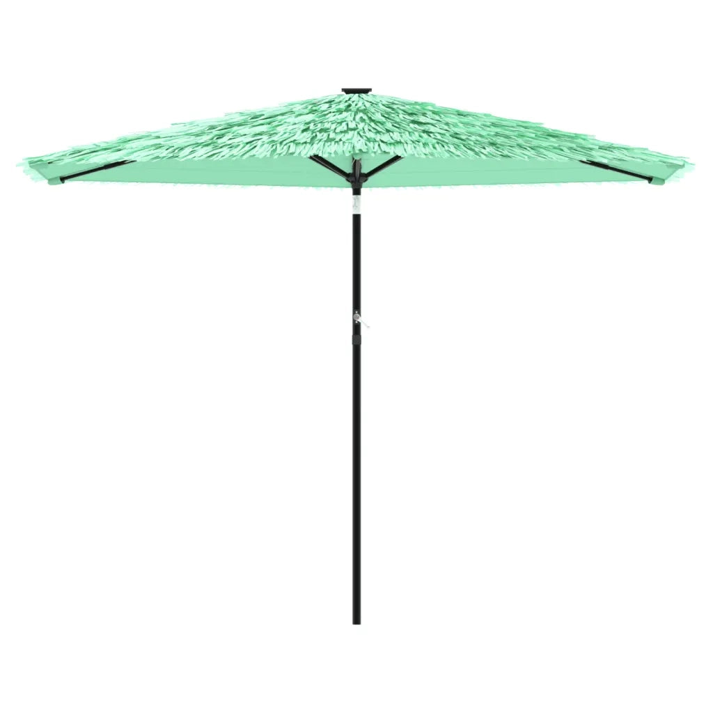 Ombrellone da Giardino con Palo in Acciaio Verde 288x288x225 cm