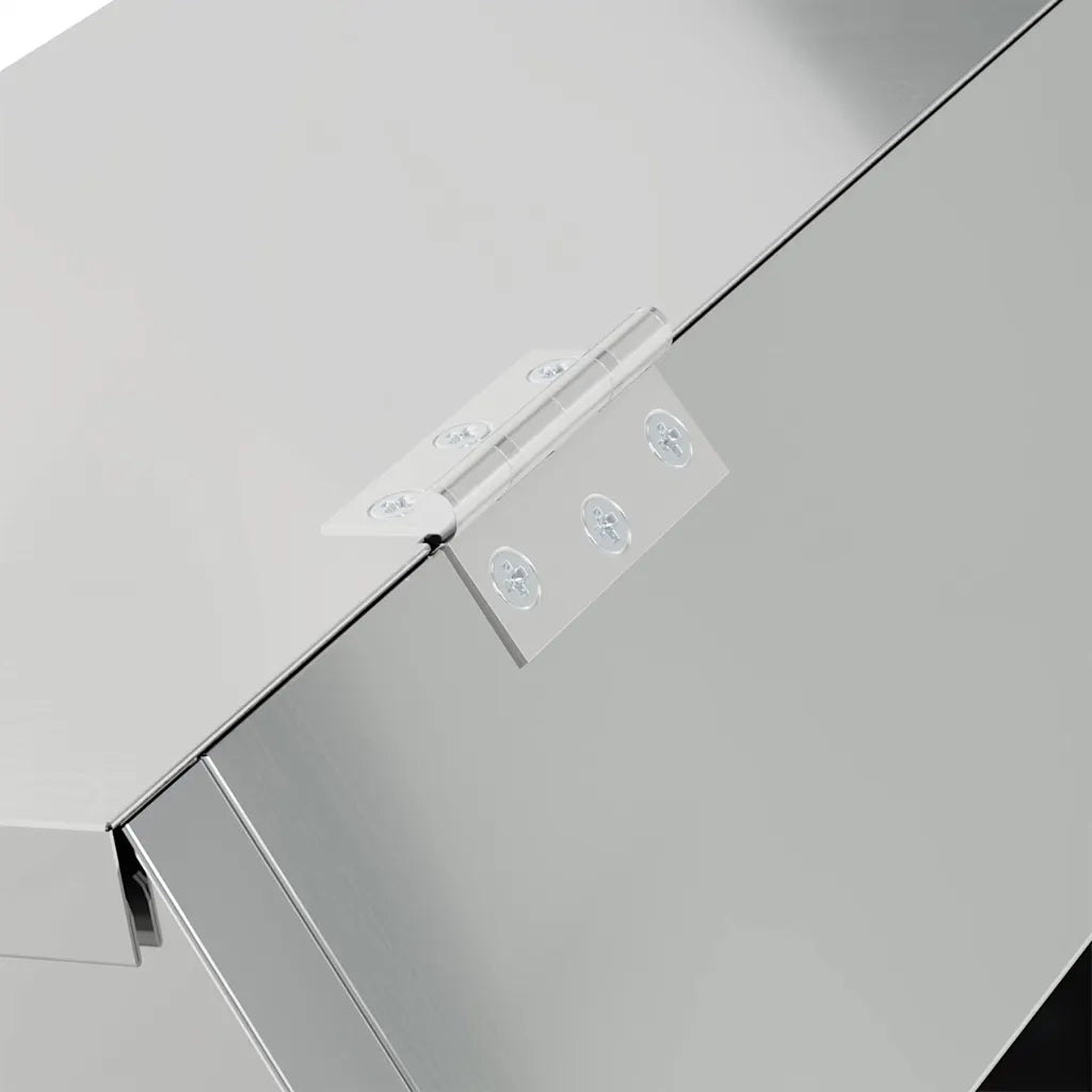 Mangiatore per conigli Argento 64.5 x 25.5 x 45.5 cm CFW7982290