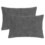 Federa 2 pz HEERLEN Grigio Scuro 50 x 80 cm 912171