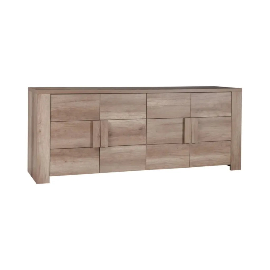 Grand buffet FARRA – 4 porte – Rovere Dab Canyon – 216 x 85 x 47 cm