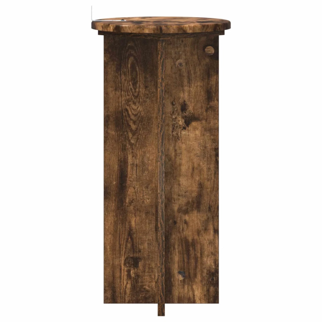 Supporto per piante 2 pcs Rovere Fumo 29,5 x 29,5 x 60 cm