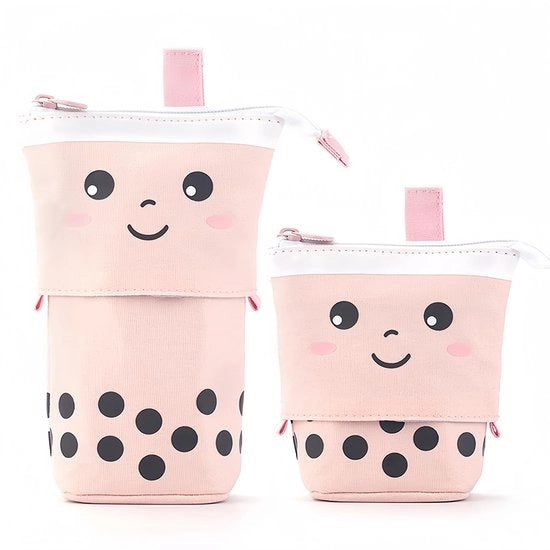 Etui 2 in 1 con chiusura a rilascio rapido, contenitore pop-up, tesa e pen holder, etui telescopico, regalo per bambine dai 6 ai 12 anni