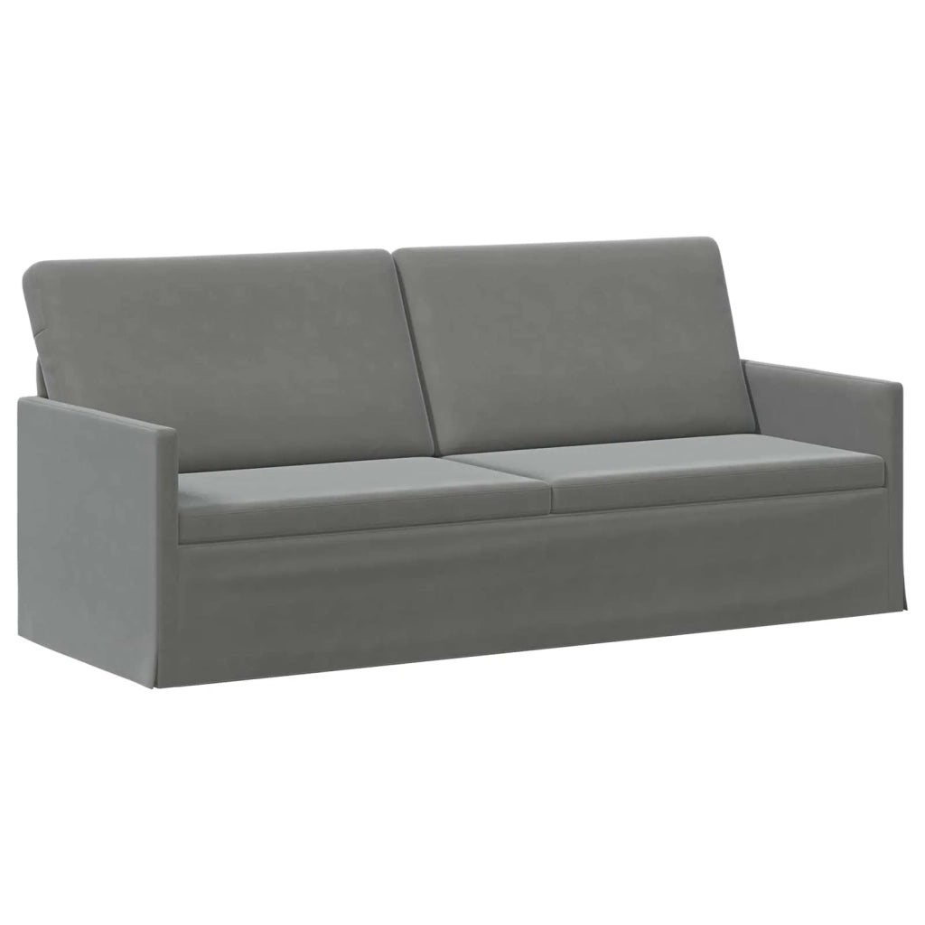 Set di divani 2 pcs Grigio Scuro Velluto (V) 3433217