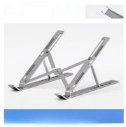 Supporto laptop - 18 pollici - lega di alluminio - leggero, compatto, trasportabile e pieghevole - ventilazione e dissipazione del calore - Supporto laptop - supporto verticale trasportabile e pieghevole